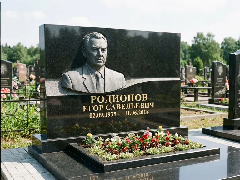 Памятник с барельефом — выполненная работа 27 в Сургуте