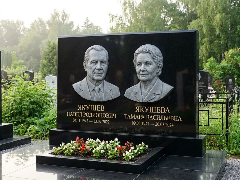 Памятник с барельефом — выполненная работа 36 в Сургуте