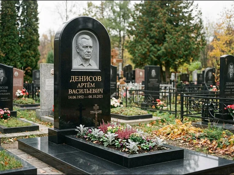 Памятник с барельефом — выполненная работа 5 в Сургуте
