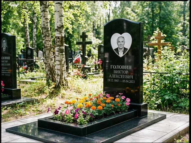 Овальный цветной портрет на керамике в Сургуте