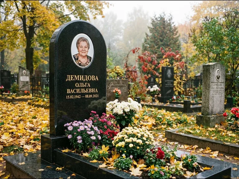 Керамический овал на стеле в Сургуте