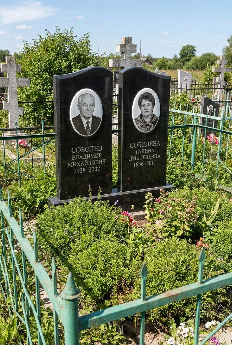 Аллея на Адлерском кладбище в Сочи