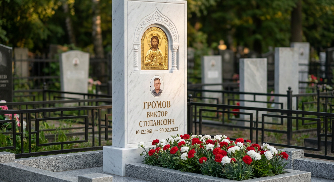 Пример дизайна: Гранитный памятник в виде сердца с гравировкой розы — фото и цена