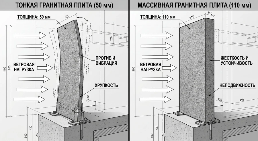 Sravnenie-tolshchiny-granitnyh-plit