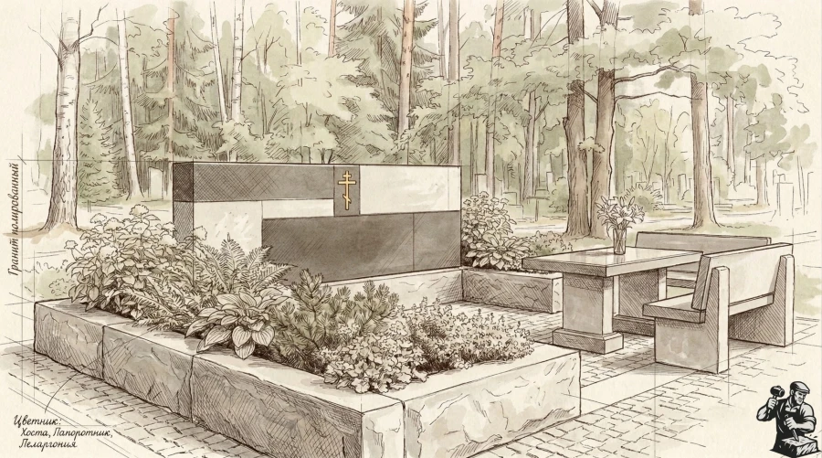 eskiz-pamyatnika-iz-granita-seme-sidorovyh