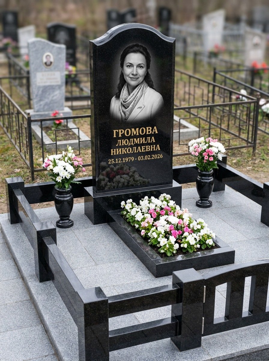 Портрет на памятнике в Сургуте — Чёрно-белый портрет подготовили под станок — гравировка на стеле