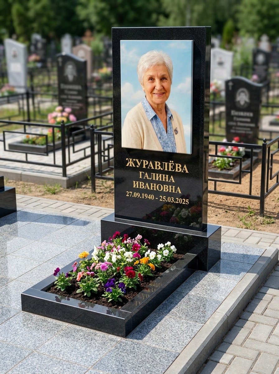 Портрет на памятнике в Сургуте — Портрет в полный рост — керамогранит 400×600 мм