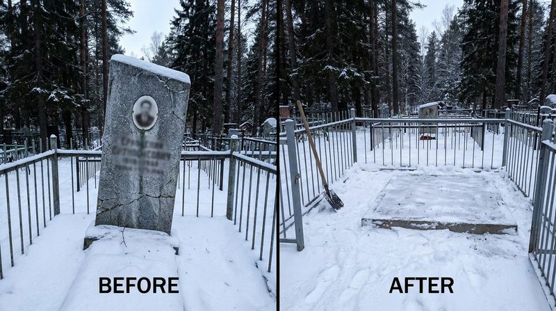 Демонтаж памятника в Сургуте — пример 1