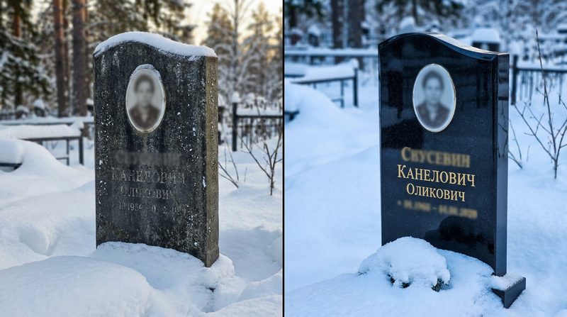 Реставрация памятника в Сургуте — пример 2