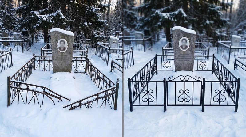 Установка ограды в Сургуте — пример 2